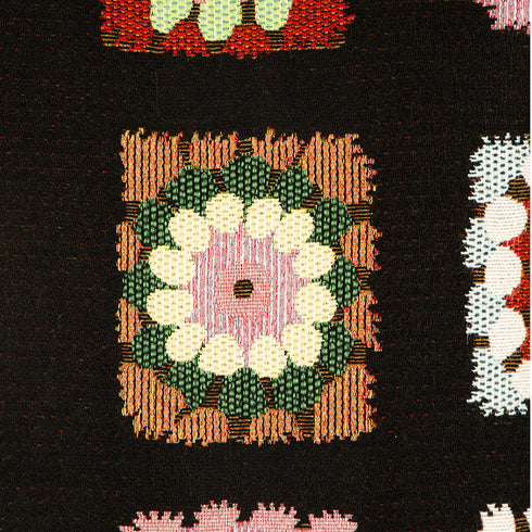 Sunflower Flora Cpo Shirt Black Floral 4082 Degli Uberti